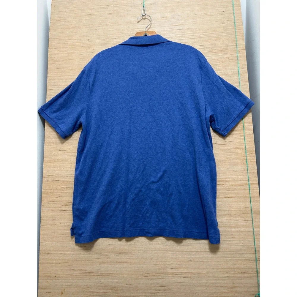 Polo Ralph Lauren Mens Classic Fit Blue Heather Short Sleeve Polo‎ Shirt Large
